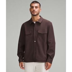 Lululemon $185 Men's Relaxed Fit Twill Utility Jacket Espresso Brown Size Large